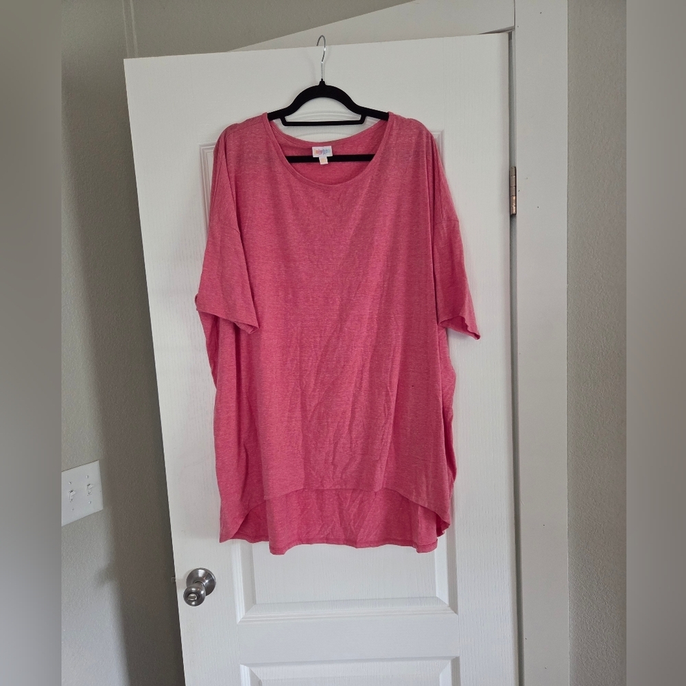 LuLaRoe Pink Irma 3XL Top